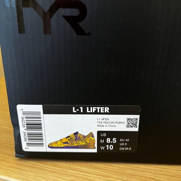 Tyr L-1 Lifter Weightlifting Shoes - Picture 8 of 8